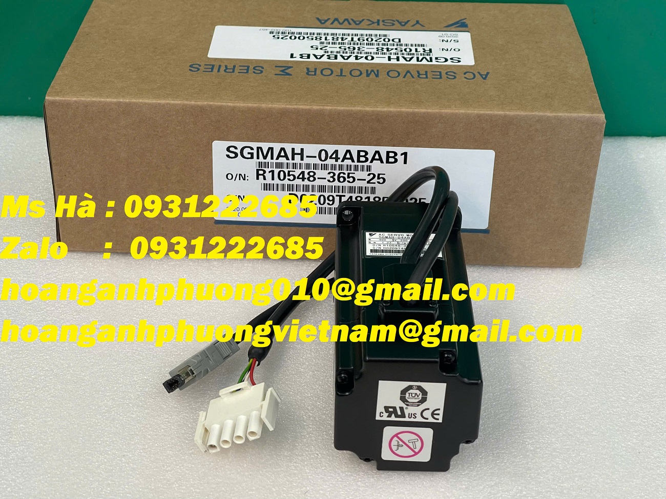 Độ chính xác cao - Động cơ sẹc vô Yaskawa SGMAH-04ABAB1